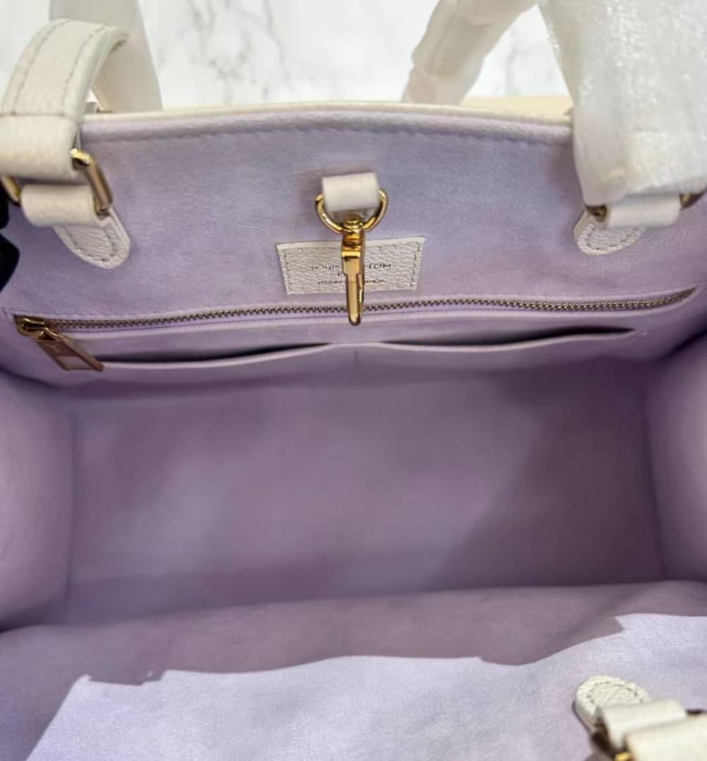 LOUIS VUITTON トートバッグ ホワイト ラベンダー rr