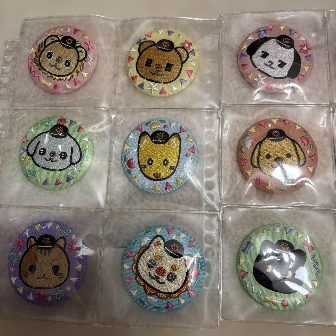 美品☆ジャイアンツ 刺繍缶バッチ2024コンプセット