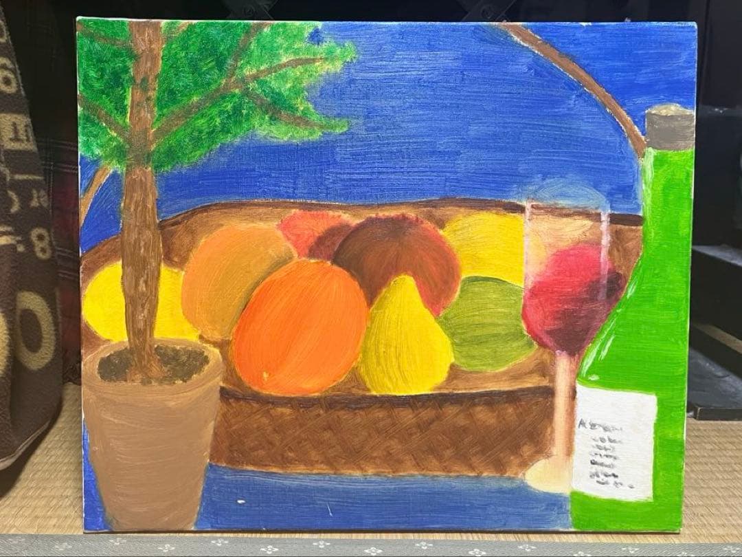 静物画「学校の美術室」