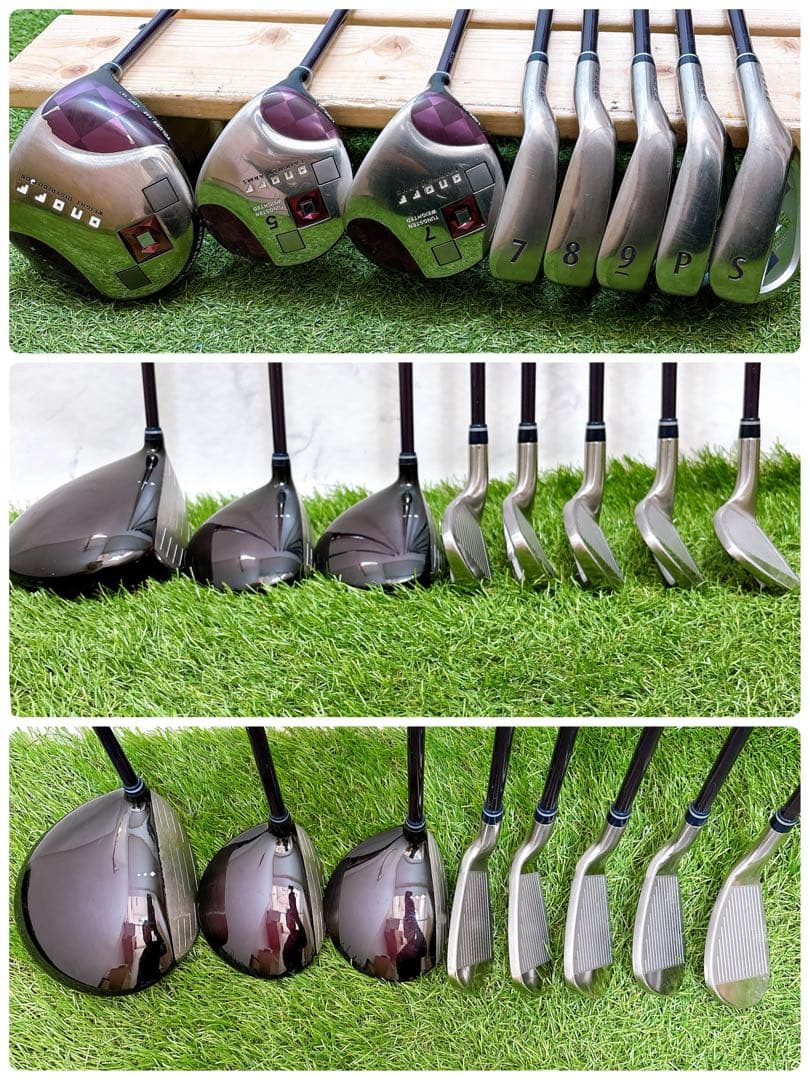 クラブのみ　オノフ　ゴルフクラブ　レディースセット　右利き　FLEX L