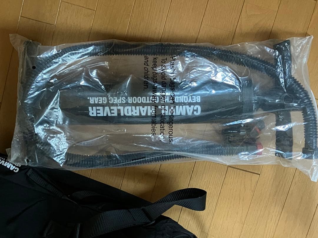 1回使用CAMVILカニ4Pエアーテント　インナー ４人用　新品グランドシート付