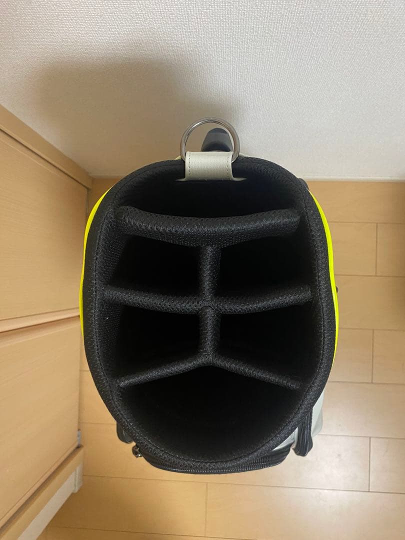 ADMRIAL ゴルフバッグ ホワイト ブラック