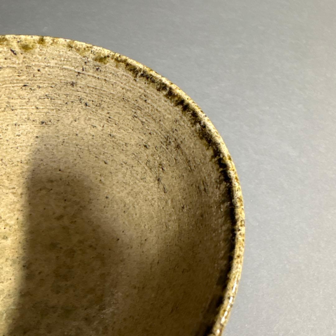 益子焼　浜田晋作　塩釉　茶碗　共箱