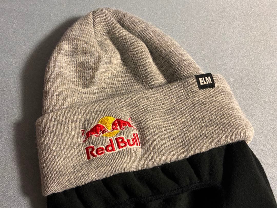 レッドブルRed Bull【アスリート支給品ELM製バラクラバ一体型ビーニー】