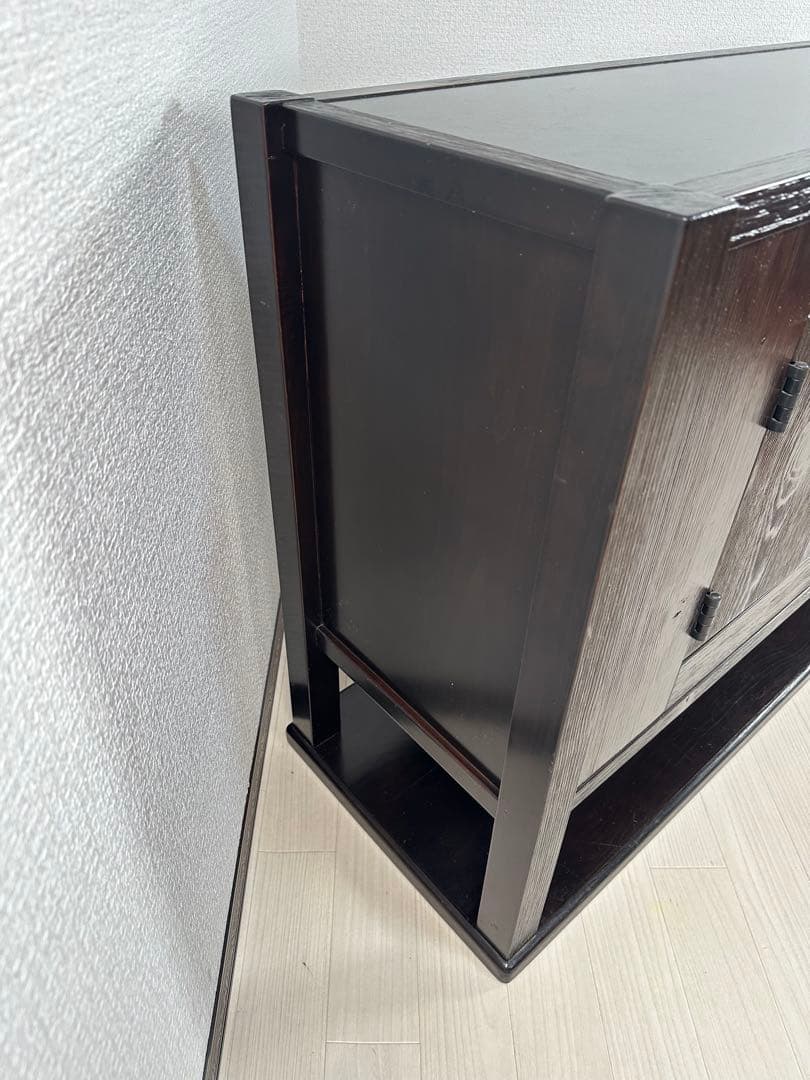 展示品 現代和具 松岡漆工 NOBUYA MATSUOKA サイドボード※i4※