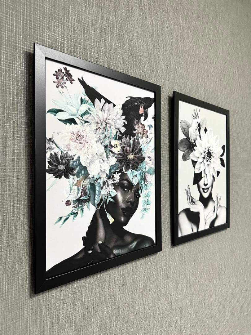 No.224フレーム付きキャンバスアート　オシャレ絵画　ブランドアートポスター