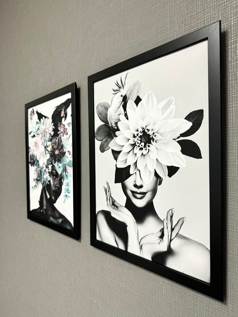 No.224フレーム付きキャンバスアート　オシャレ絵画　ブランドアートポスター