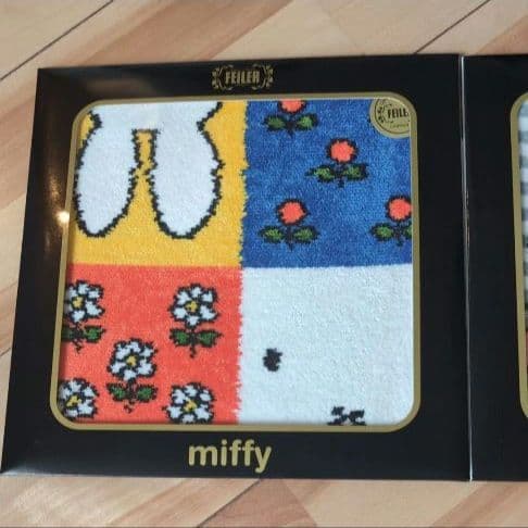 新品　フェイラー ハンカチ　ミッフィー コラボ FEILER　オリジナル写真立て