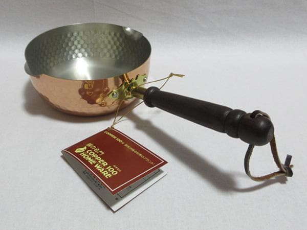 銅の名門COPPER 100新光金属カッパープチフライパンミニナベ1人用片手小鍋