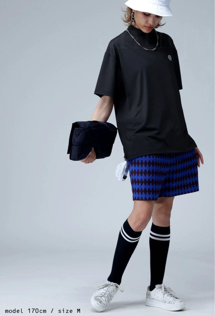 新品タグ付＊定価¥7,920＊ANTIQUA GOLF×STCH ロゴ入トップス