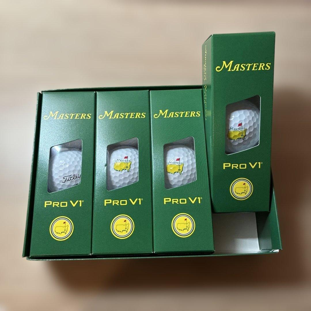 Titleist PRO V1 マスターズ限定 ゴルフボール 新品 1箱 12球