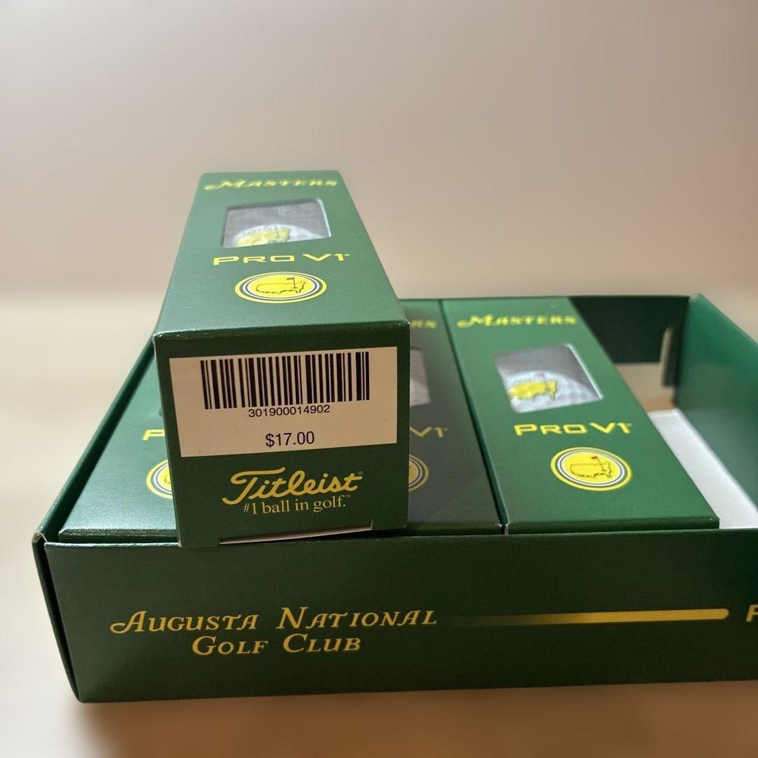 Titleist PRO V1 マスターズ限定 ゴルフボール 新品 1箱 12球