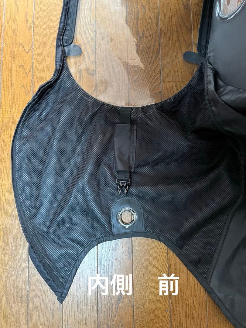 ノロッカ　norokka レインカバー　ブラック　後ろ用