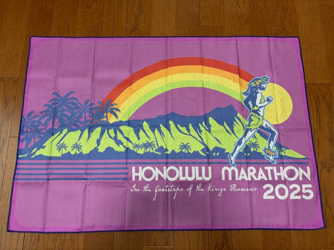 HONOLULU MARATHON 2025 タオル　名前入り
