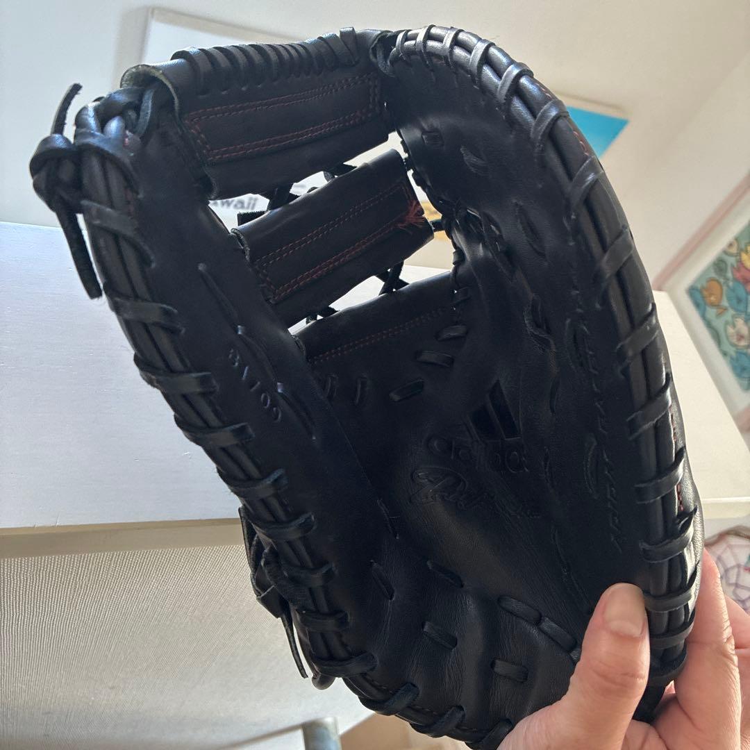 新品未使用adida professional 硬式右利きファーストミット　本革