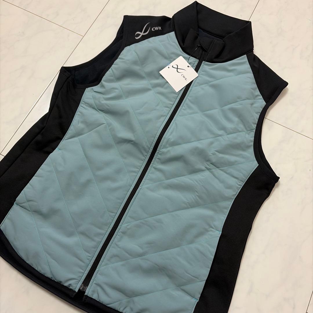 【新品未使用】CW-X 女性 ベストジャケット ノースリーブ ハイネック L