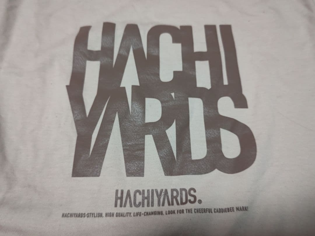 8yards 長袖Tシャツ サイズS-M ベージュ系 ハチヤーズ トレーナー