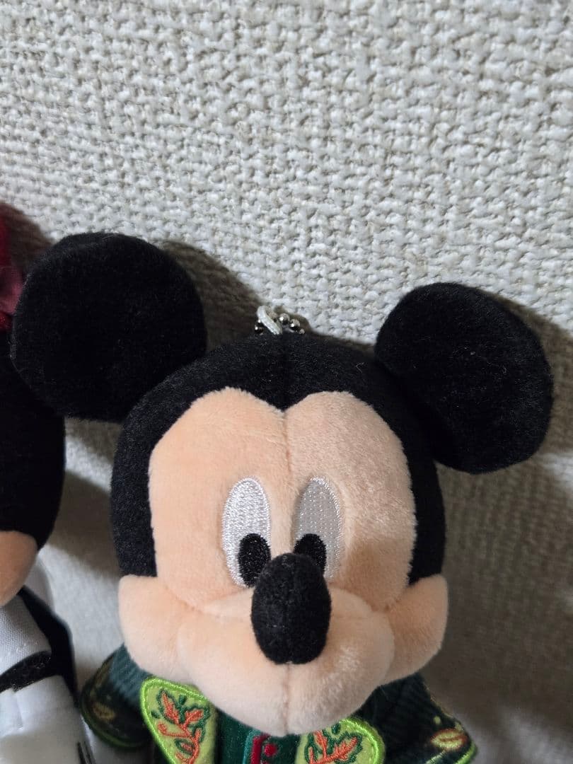 ミッキー&ミニー ぬいぐるみ バッジ（セット）
