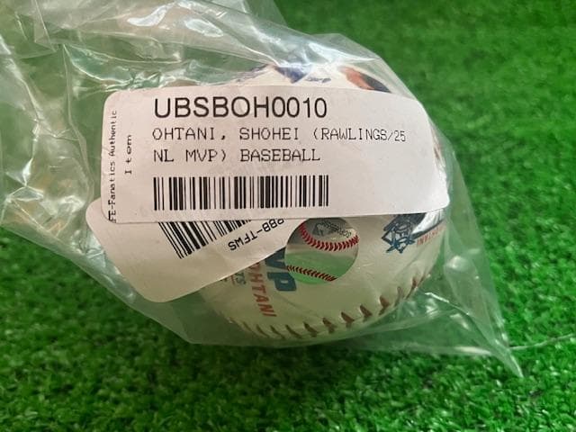大谷翔平2025NL・MVP受賞ローリングス社記念ボール/US限定販売品
