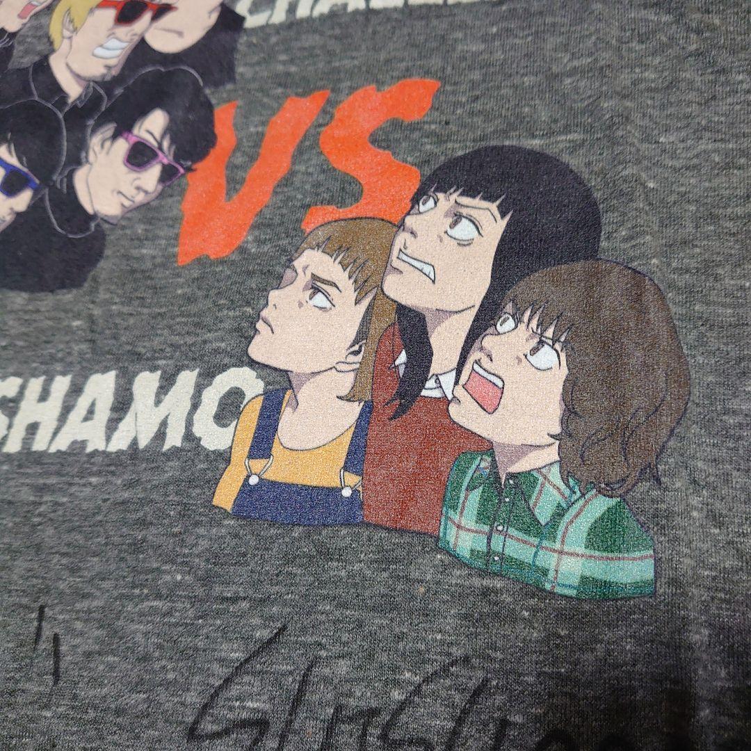 SHISHAMO × ザ・チャレンジ 「サイン入り ラグランＴシャツ」Мサイズ