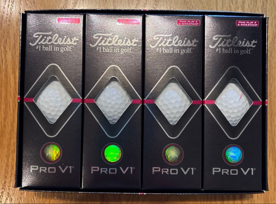 タイトリストPRO V1 1ダース　ピンクナンバー　新品未使用