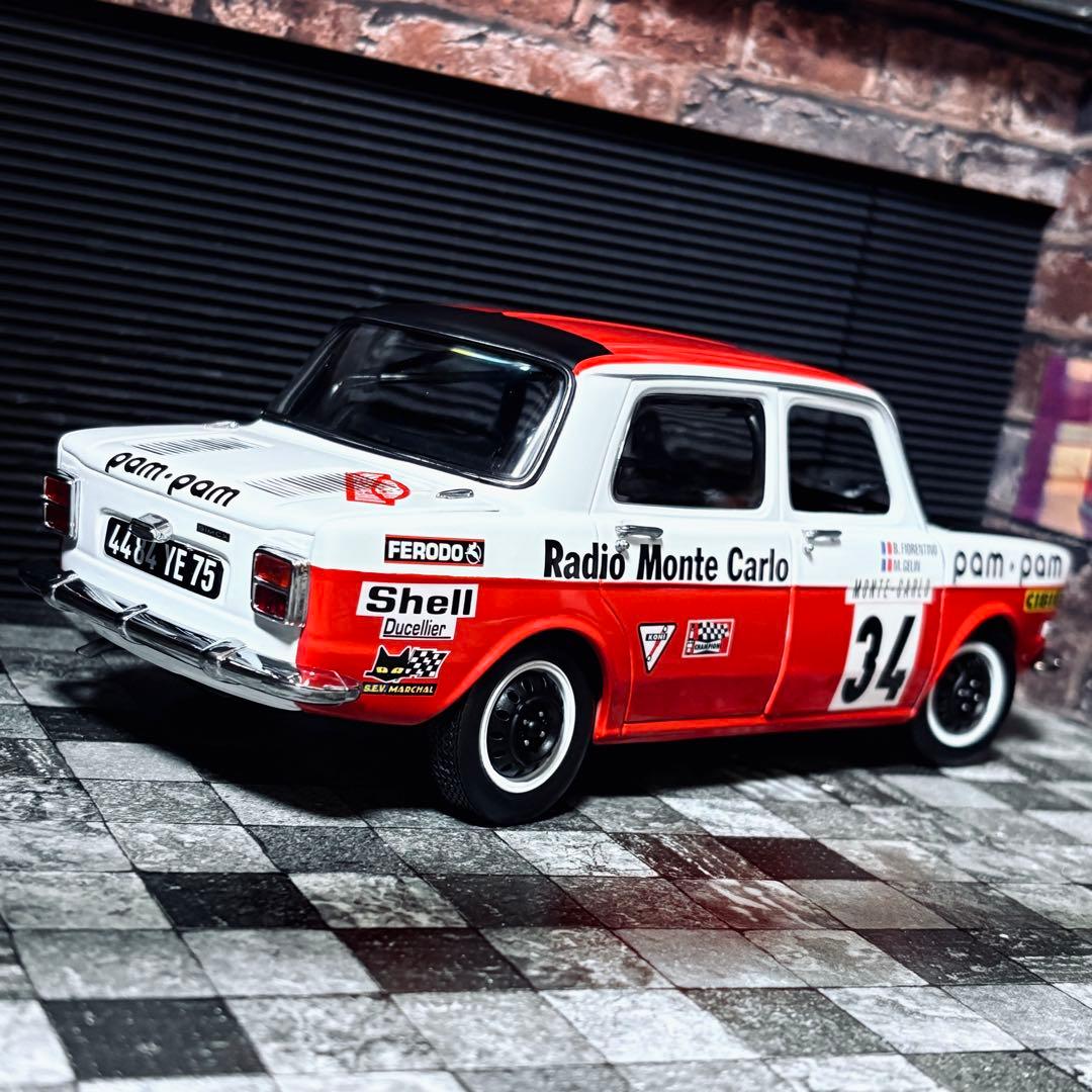 ワンオフカスタム 1/18 NOREV シムカ 1000 ラリー2 モンテカルロ