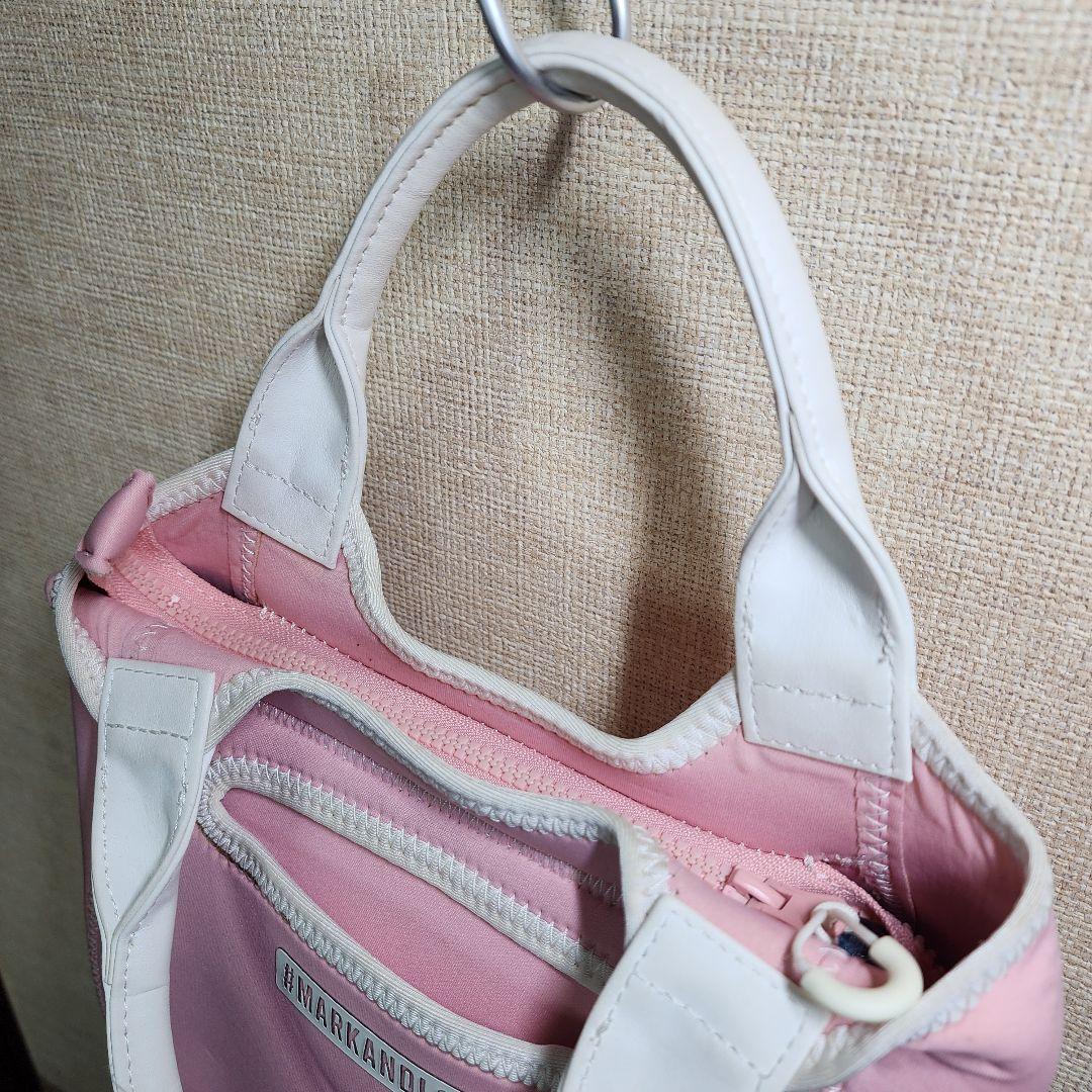 【美品】MARK & LONA マークアンドロナ ピンク カートバッグ
