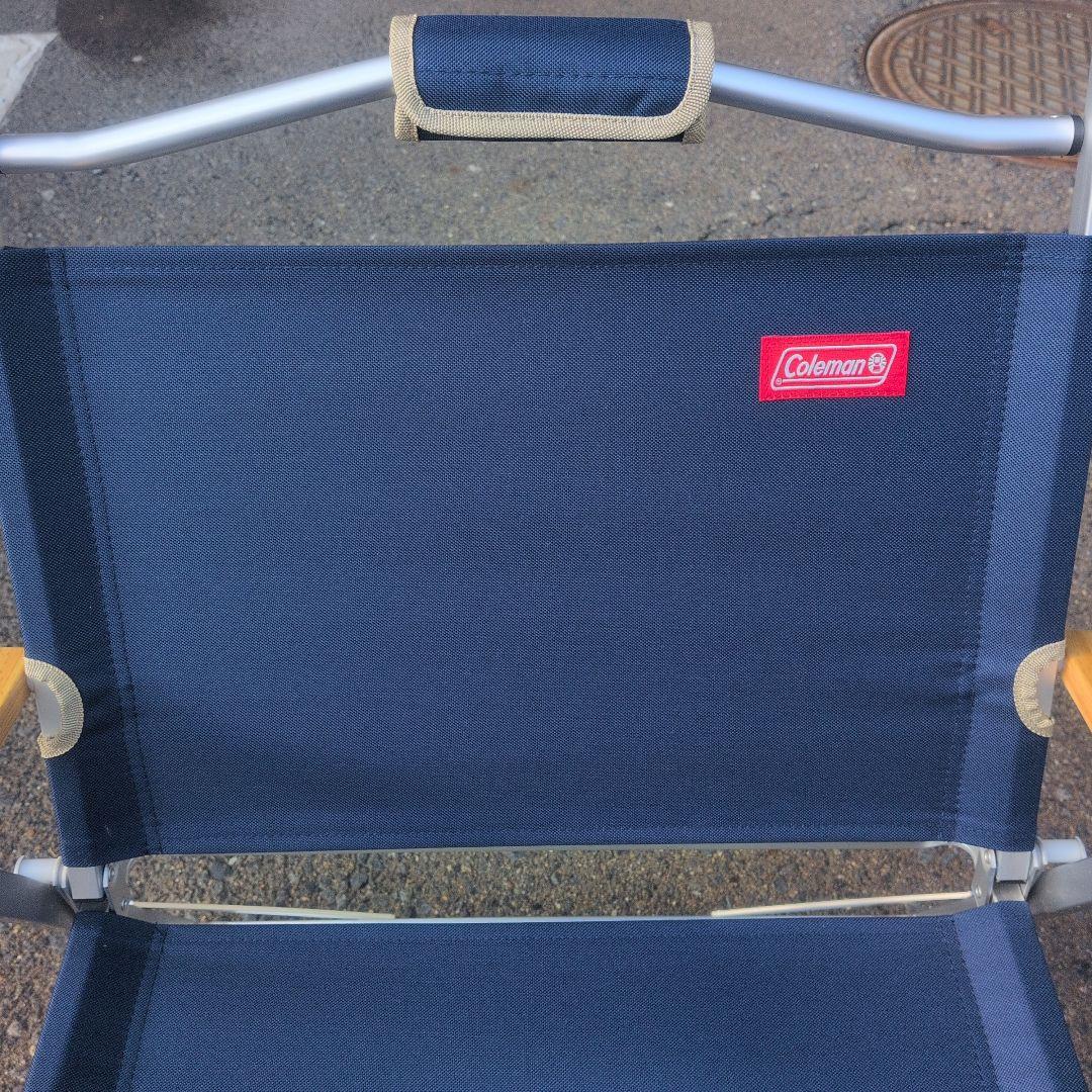 Coleman コンパクトフォールディングチェア　　　　ネイビーとグレー　美品