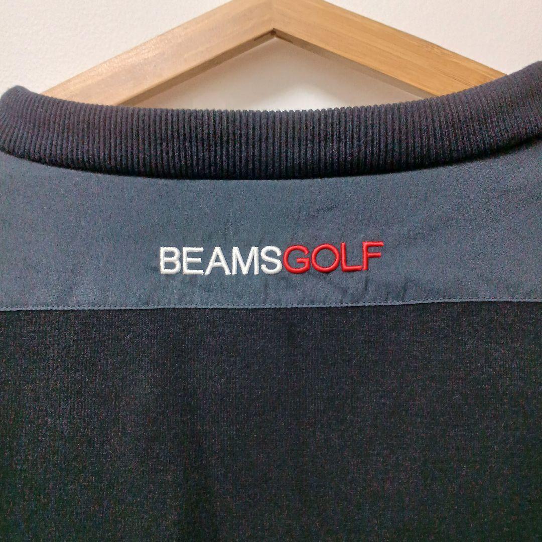 ビームスゴルフ　メンズ　裏ボアプルオーバー　スウェット　ネイビー　L　BEAMS