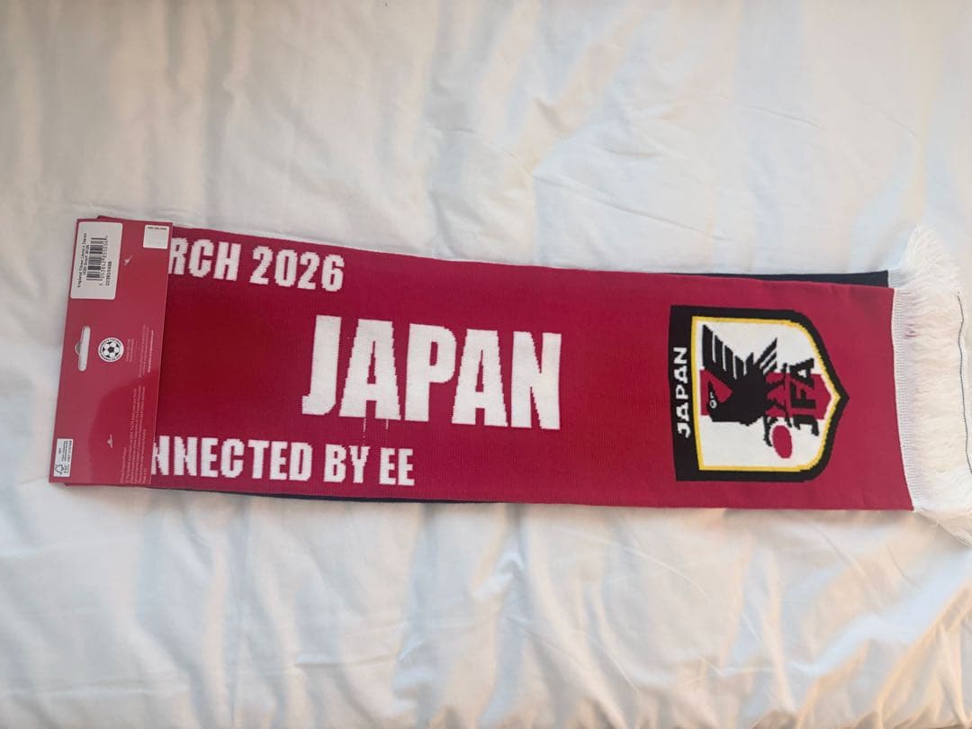 イングランド vs 日本 記念スカーフ 2026年ウェンブリー　サッカー日本代表
