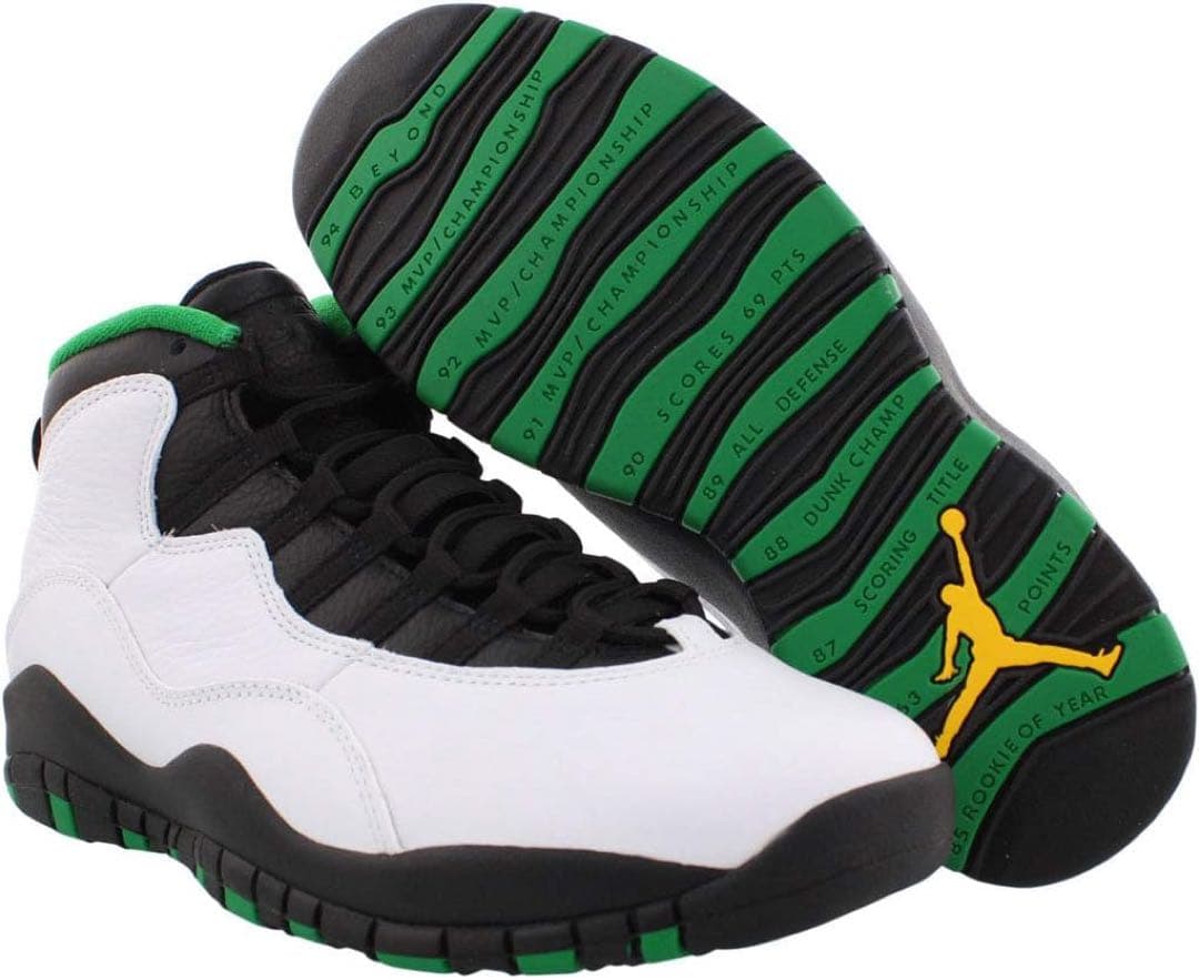 シューズ(男性用) NIKE AIR JORDAN10 SEATTLE SUPERSONICS