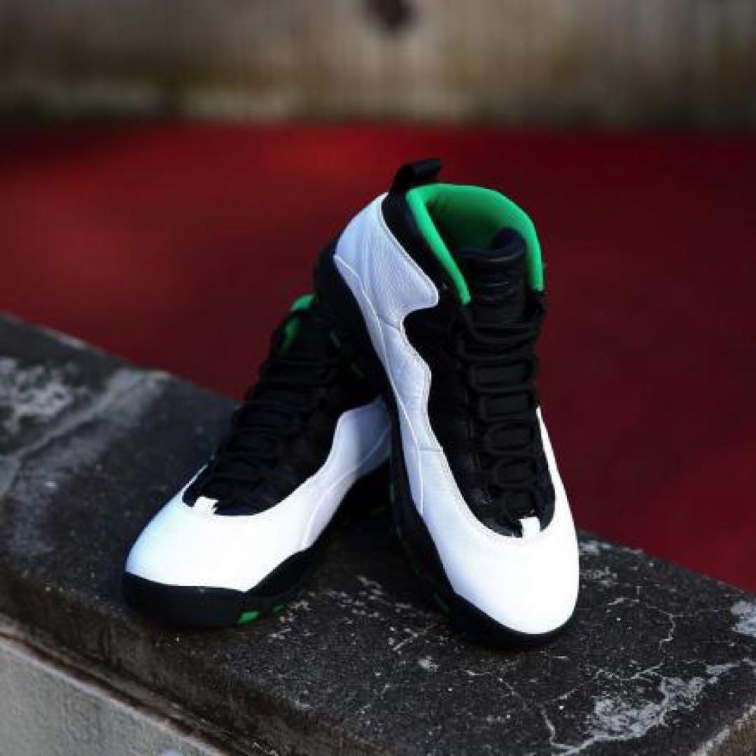 シューズ(男性用) NIKE AIR JORDAN10 SEATTLE SUPERSONICS