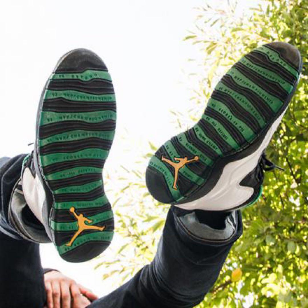 シューズ(男性用) NIKE AIR JORDAN10 SEATTLE SUPERSONICS