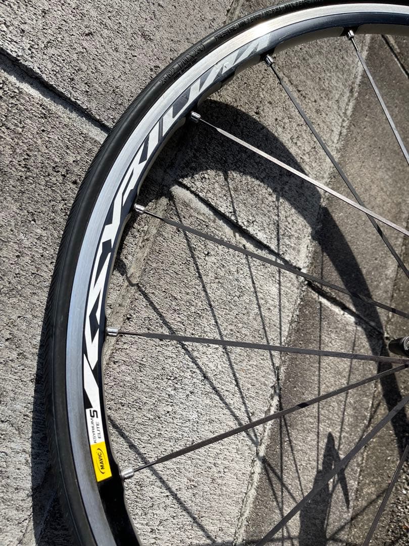 【美品】MAVIC キシリウムエリートSクリンチャー（シマノハブ）