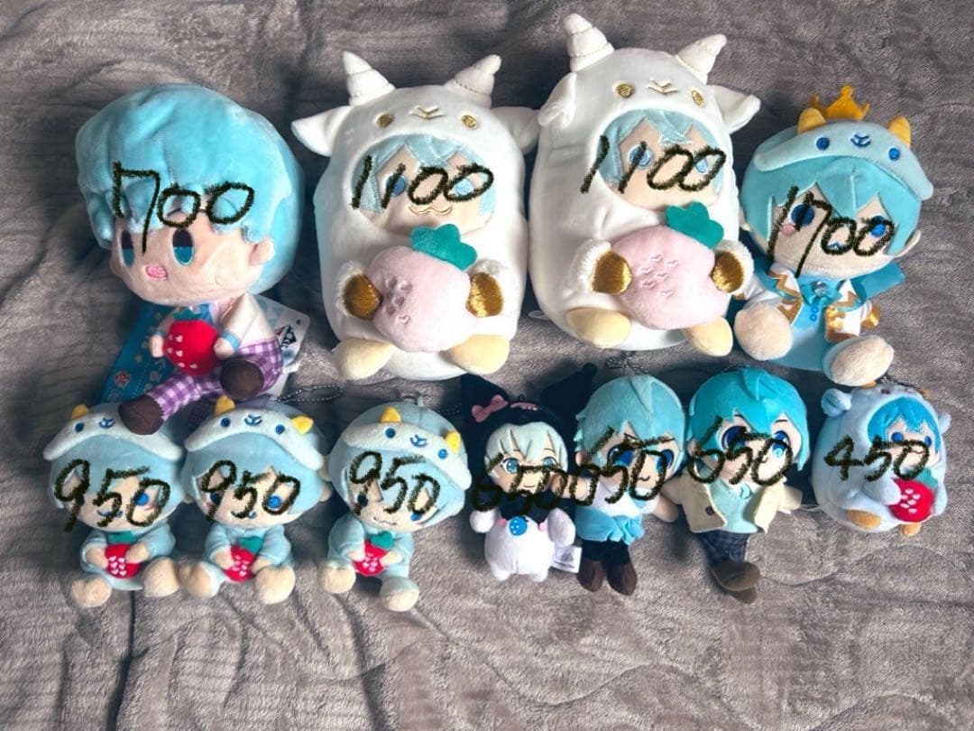 ころんくん すとぷり ぬいぐるみ ぬいぐるみキーホルダー まとめ売りおすわりぬい