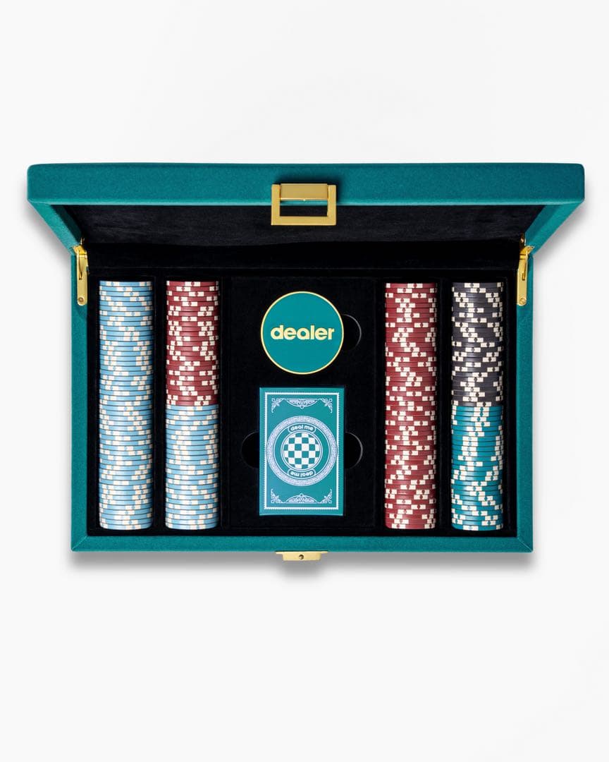 【未使用】deal me ポーカーチップセット 世界のヨコサワ【新品】