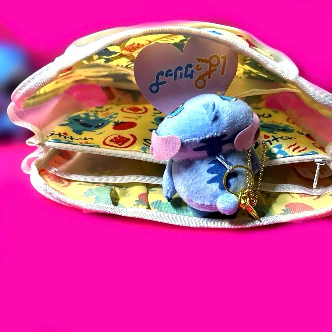 ステッチ　スパバッグ　ぬいぐるみホルダー クリップ　まとめ売りディズニー　3点