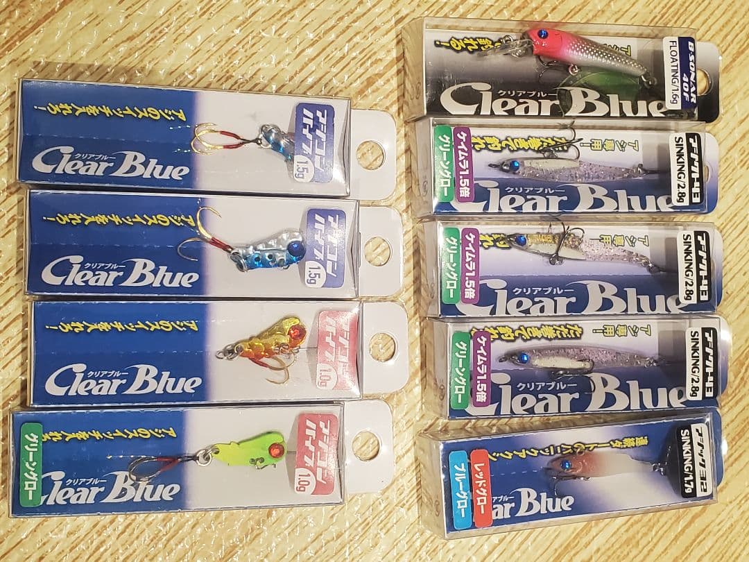 ふ*ん様 ClearBlue　ティクトワーム35点