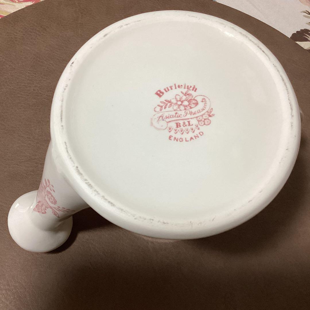 希少　バーレイ　ピンクアジアティックフェザンツ　ジャグ　水差し