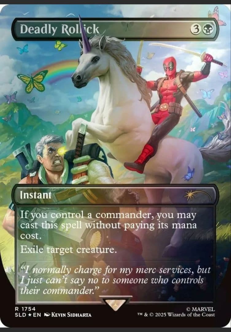 【新品未開封】Secret Lair x Deadpool MTG foil