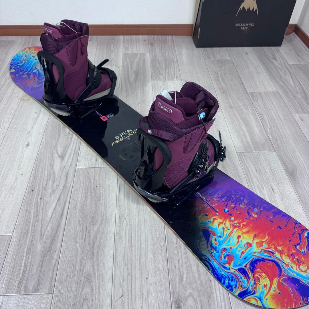 BURTON FEELGOOD 144cmレディース三点セット