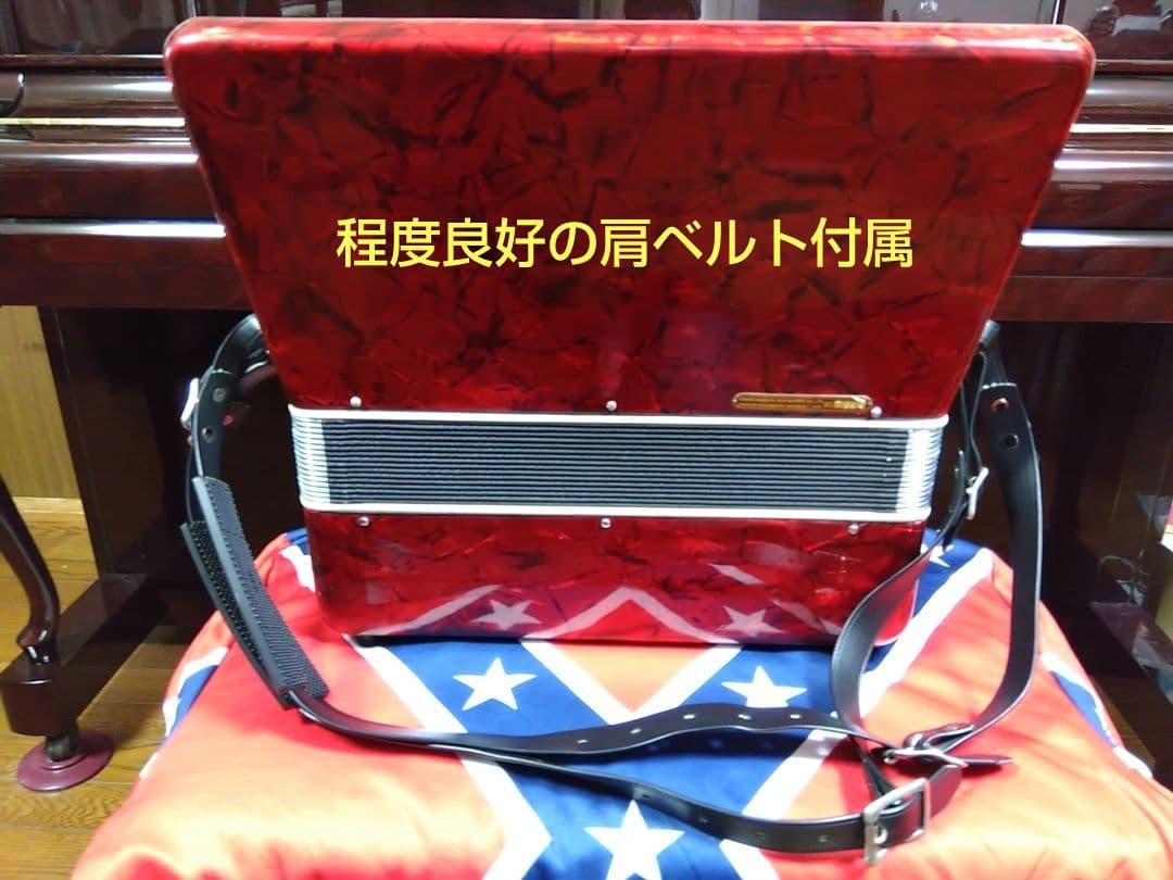 【即演奏可】TOMBO T32N アコーディオン 整備簡易調律済