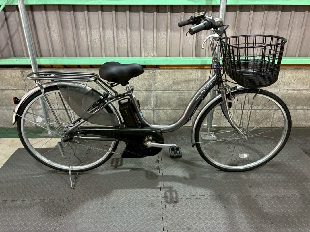 №8657電動自転車ブリヂストンアシスタ26インチ