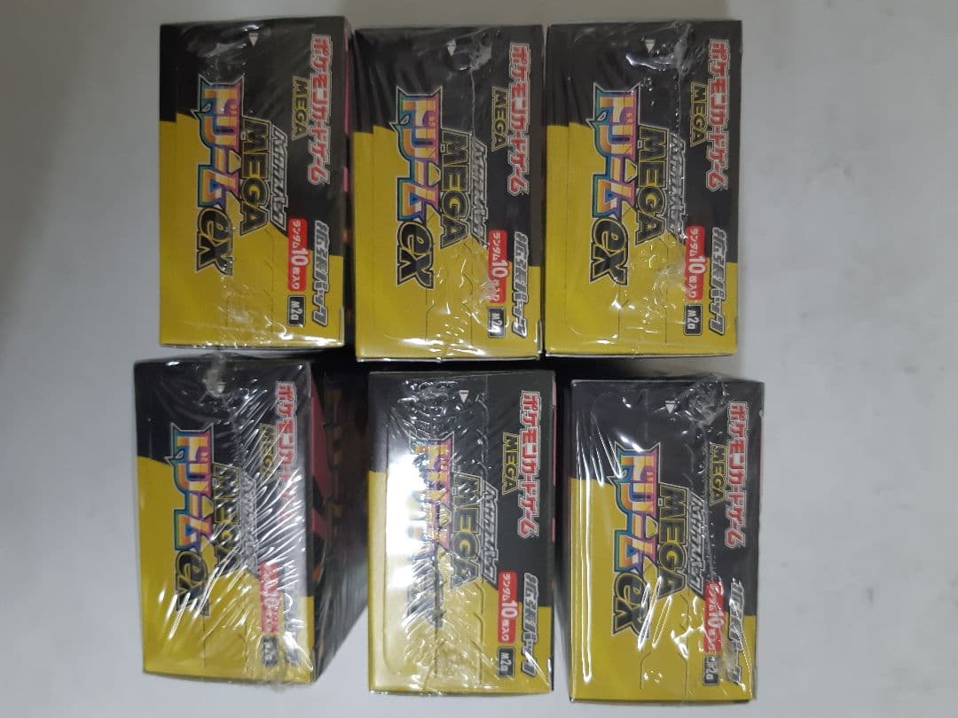 ポケモンカード MEGAドリームex シュリンク付き 6BOX