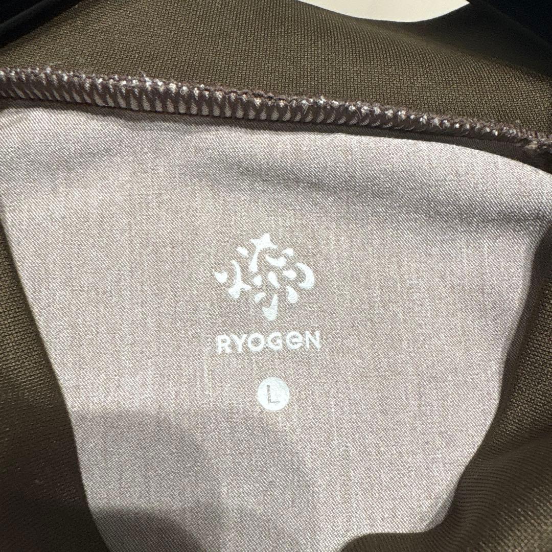 ウォーキング・ランニングウェア RYOGEN DENIM MOCK NECK H/S TEE BROWN L
