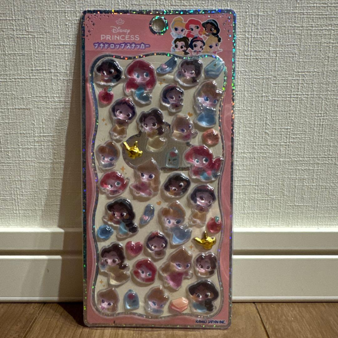 【正規品】プチドロップステッカー　ディズニー　6枚セット