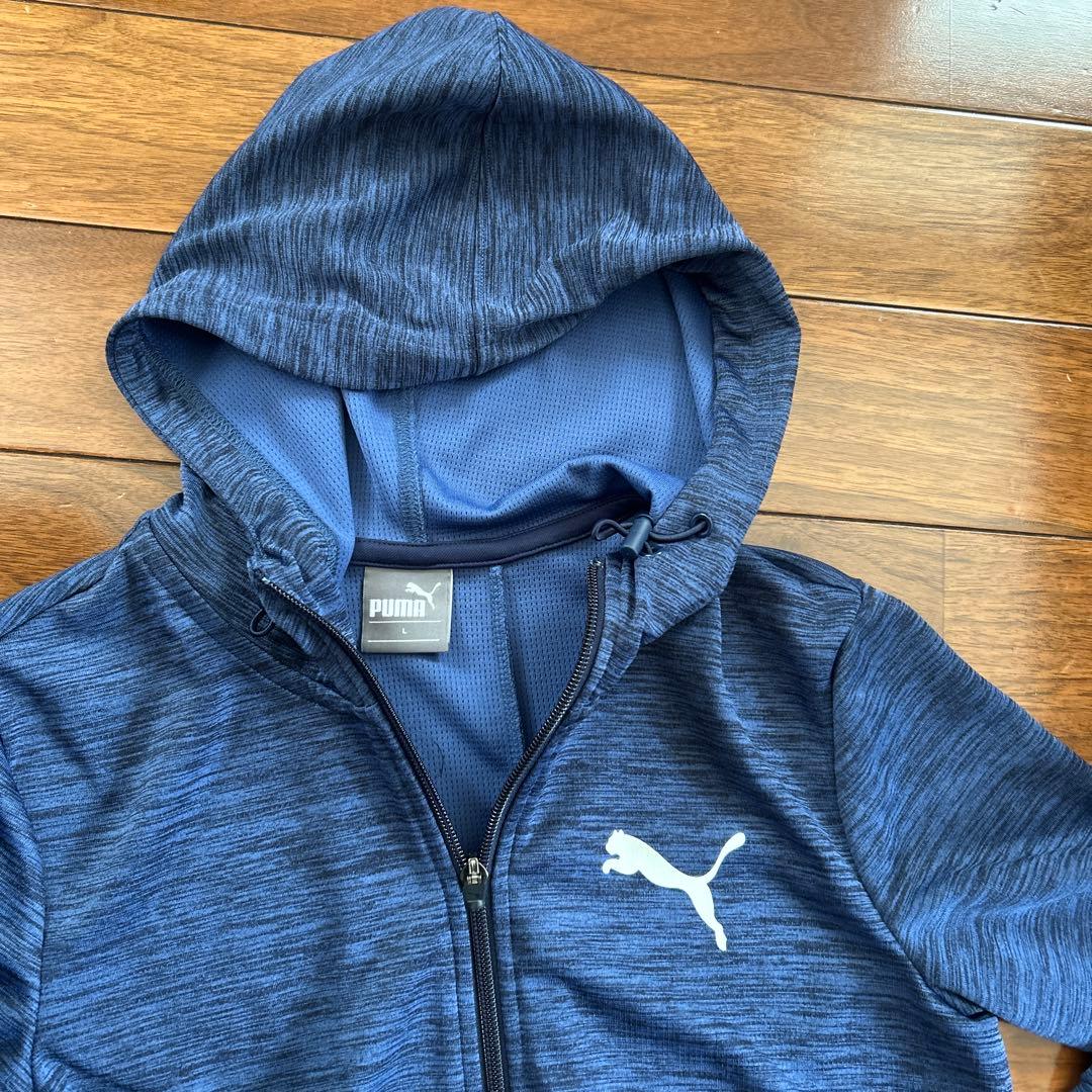 [美品] PUMA ジャージ上下　　ブルー系　　　Lサイズ　　レディース