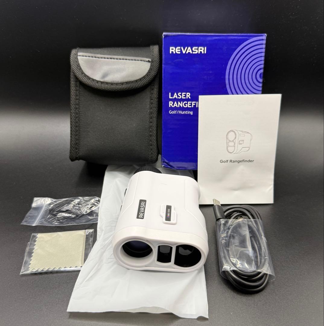 REVASRI ゴルフ 距離計 測定器 600 光学6.5倍望遠 IPX4防水
