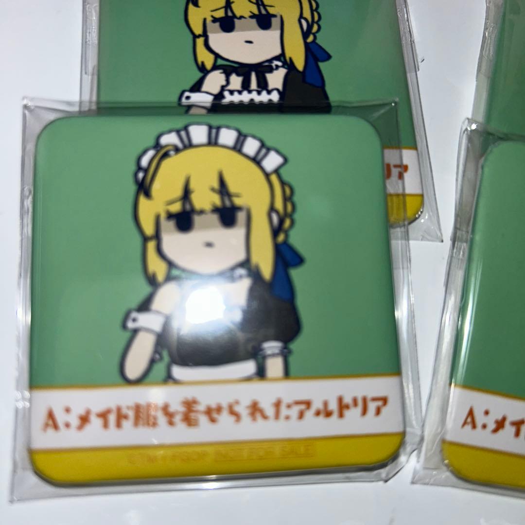 FGO 藤丸立香はわからない 缶バッジ6箱 ＆ メイドアルトリア 6個