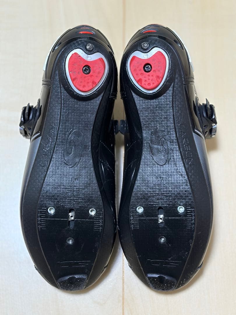 SIDI KAOS ブラック エナメル (ロードバイクシューズ) カーボンソール